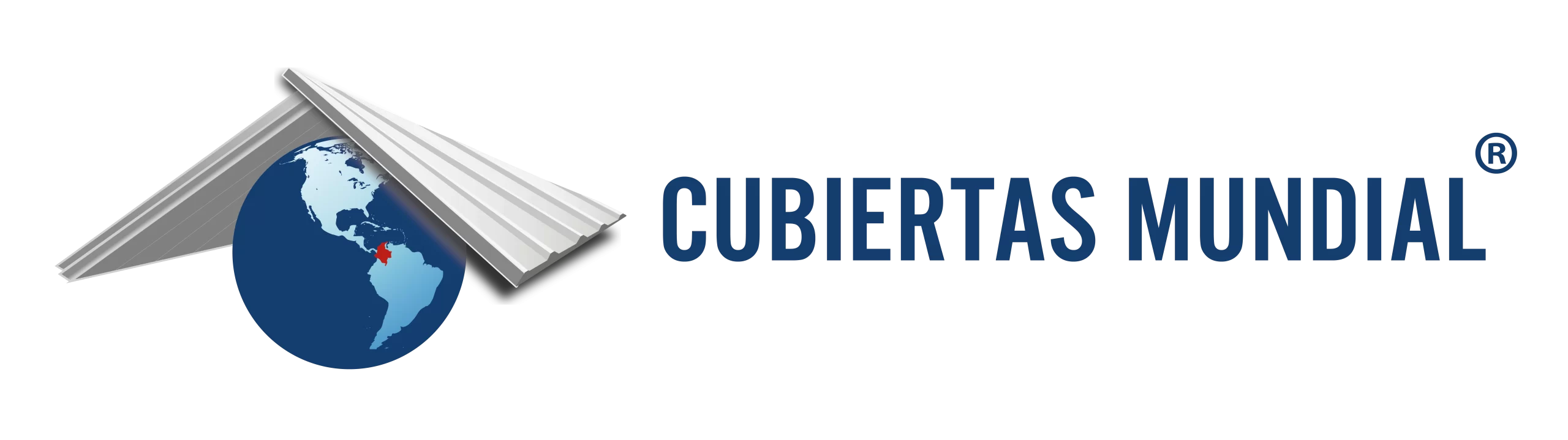 Logo empresa Cubiertas Mundial Azul