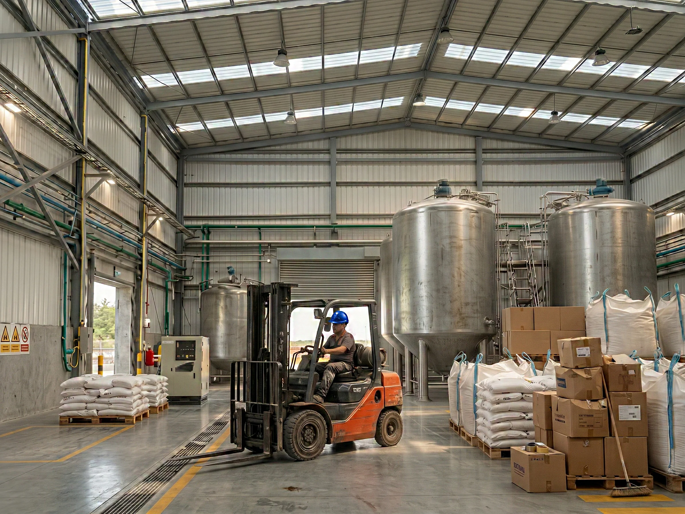 bodega-industrial-para-industria-quimica-cali Bodega industrial con estructura metálica para industria química en Cali